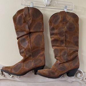 Dingo star distressed western boots